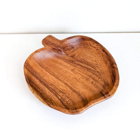 Vintage Wooden Apple Dish - Picture 6 of 8